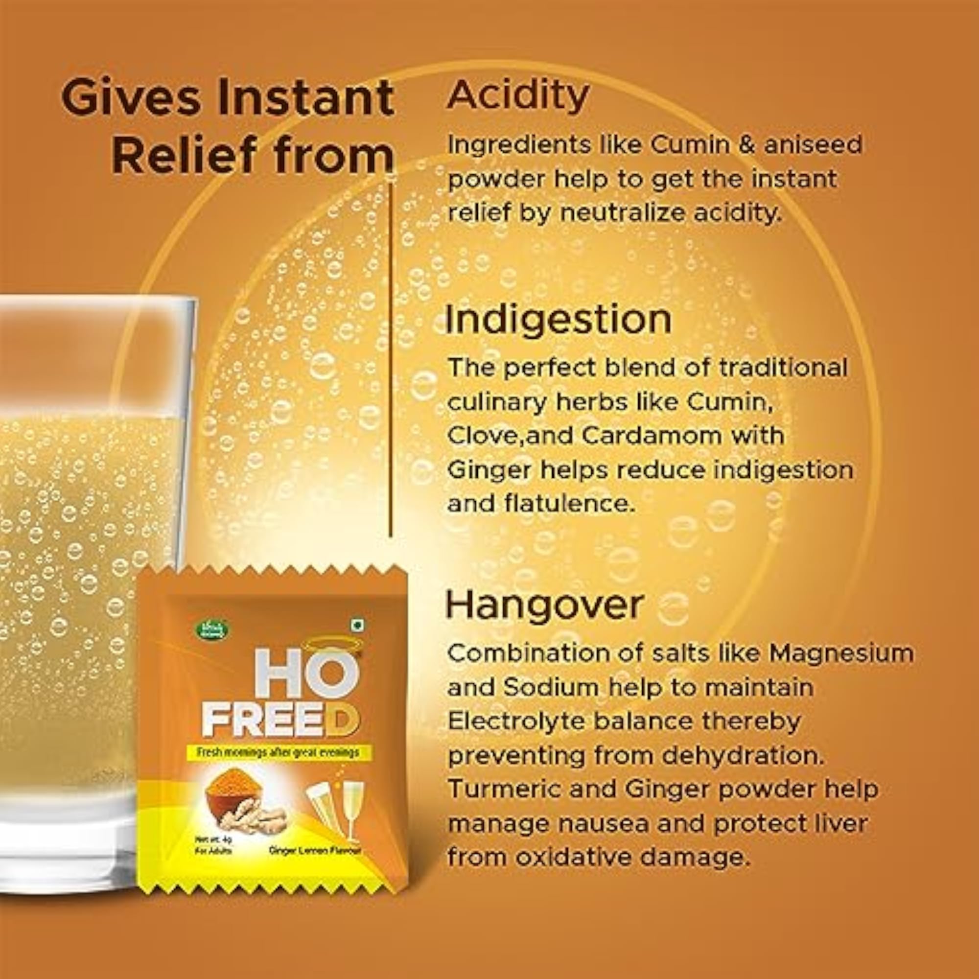 Anti Hangover & Detox Drink, Pack of 10