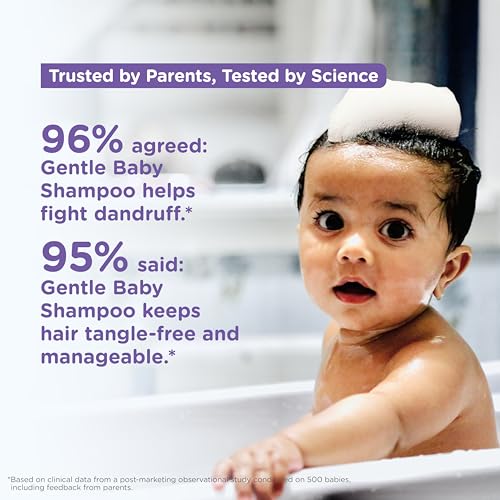 Image of Himalaya Gentle Baby Shampoo 400ml with Hibiscus, Chickpea | No Tears | pH 5.5 | No.1 Doctor Recommended Brand | Cleanses, Softens & Nourishes hair | Safe for Newborns | Hypoallergenic (Pack of 5)