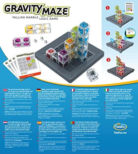 ThinkFun - 76433 - Gravity Maze - das spannende Kugellabyrinth für Mädchen und Jungen ab 8 Jahre, Gehirntraining mit Einer Kugelbahn im neuen Verpackungsdesign!