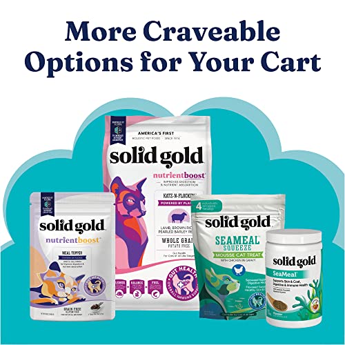 Solid Gold Wet Cat Food Variety Pack - Pate & Shreds In Gravy Recipes - Made With Real Chicken, Tuna & Mackerel For Sensitive Stomach & Immune Health - Canned thumb #6