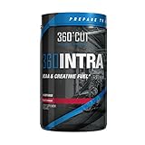 360INTRA Great Tasting BCAA Intra Workout Drink With Added Alpha Lipoic Acid, Creatine Gluconate, and Citrulline Malate for Maximum Muscle Growth and Recovery. 30 Great Tasting Fruit Punch Servings