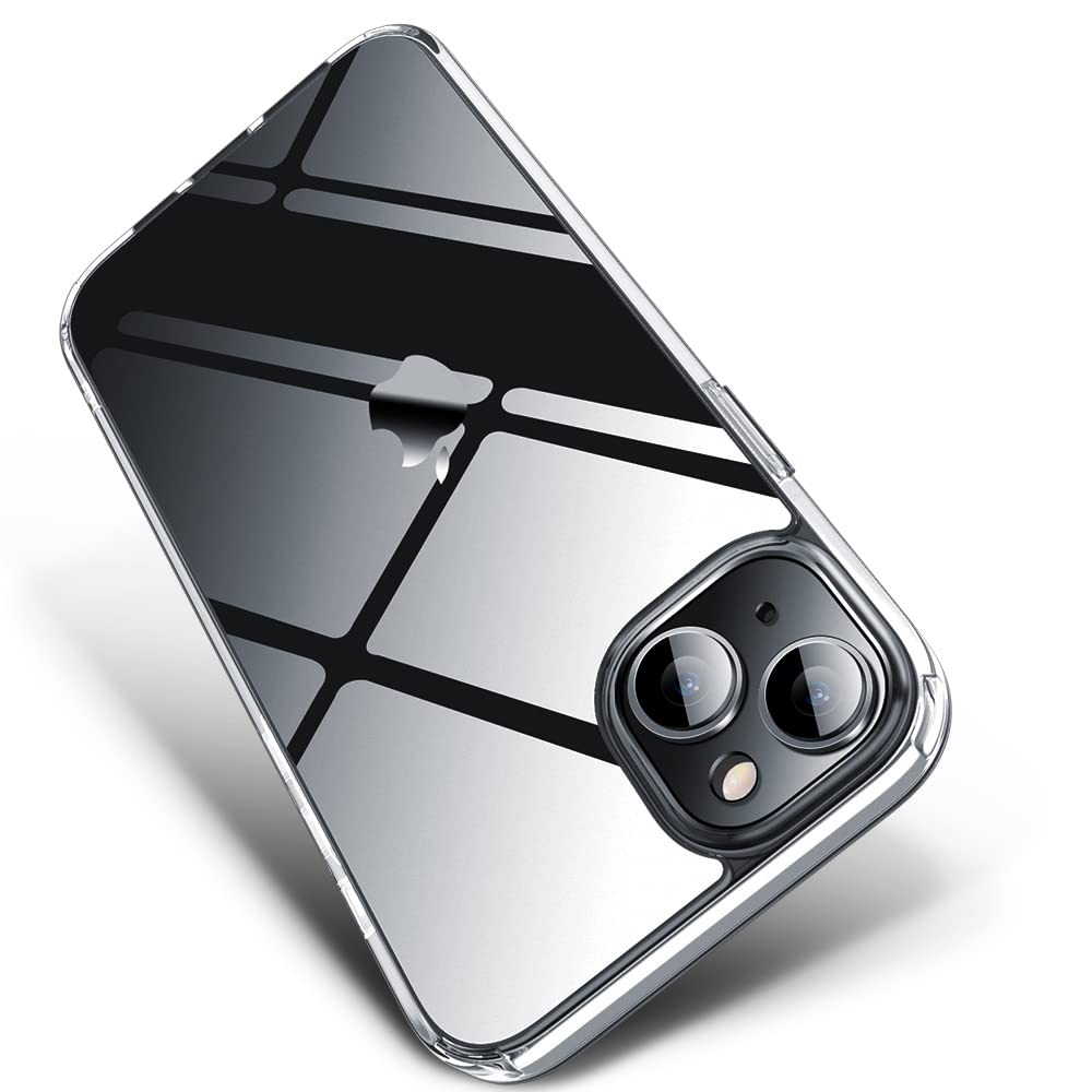 X-Level for iPhone 14 Plus Case Clear Slim Thin Cover with Hard PC Back and Shock-Absorbing Soft Bumper Anti-Yellowing Military Grade Protection Covers Compatible iPhone 14 Plus 6.7" 2022