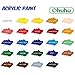 Ohuhu Acrylic Paint Set for Beginners - 24-Pack of 12mL/0.42oz Art Paints for Canvas, Rock Painting, Wood, Ceramics and Fabrics - Craft Painting Supplies for Artists, Students' Class Holiday Gift Idea
