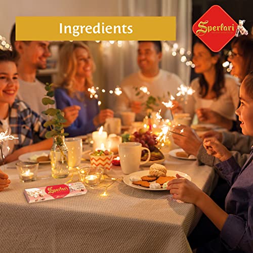 Sperlari Torrone Traditional Italian Candy - Gourmet Hard Nougat With Lemon, Vanilla & Crunchy Chopped Hazelnuts - Full Size Imported European Candy Bar - Holiday Dessert - 150 Gr / 5.29 Oz (Pack Of 1) #TOP1