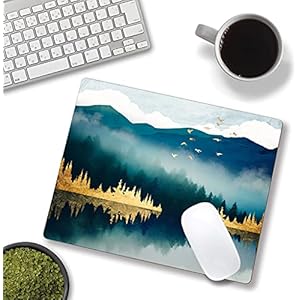 Mountains Mouse Pad, Landscape Mouse Pad, Mouse Mat Square Waterproof Mouse Pad Non Slip Rubber Base MousePads for Office Laptop, 9.5"x7.9"x0.12" Inch Mountains Mouse Pad Landscape Mouse Pad Mouse Mat Square Waterproof Mouse Pad Non Slip Rubber Base MousePads for Office Laptop 95x79x012 Inch