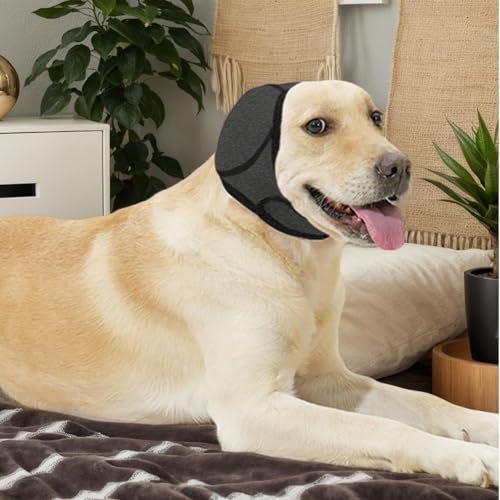 Beruhigender Hunde-Hoodie – verstellbarer, rutschfester Ohrenschützer. Wirksamer Schutz vor Schreck beim Schwimmen im Sommer. Geeignet zum Schwimmen, für medizinische Behandlungen, Baden und zum Trage