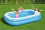 Bestway Family Pool, Pool rechteckig für Kinder, Leicht aufbaubar, Color, 262 x 175 x 51 cm