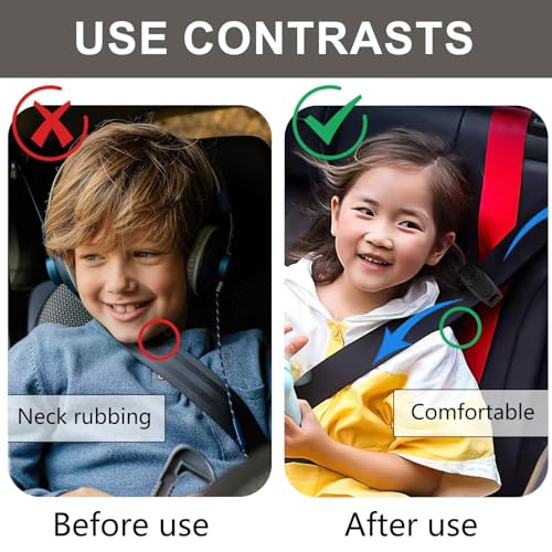 2Stück Auto Sicherheitsgurt Clip Universal Gurtversteller für Autos Sicherheitsgurt Einsteller für Erwachsene Kinder Verstellbarer Sitzgurt Halter Schwangerschaftsgurt Auto Abschnallschutz Kindersitz