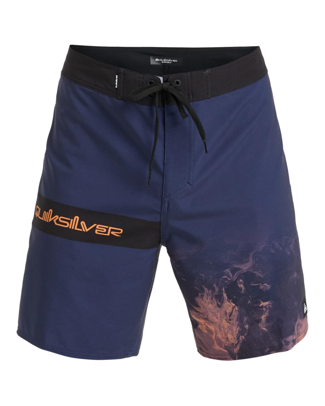 Quiksilver Board Shorts SURFSILK Straight Leg 18 Men's Black 28
