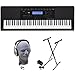 Casio WK-245 PPK 76-Key Premium Portable Keyboard Package with Headphones, Stand and Power Supply