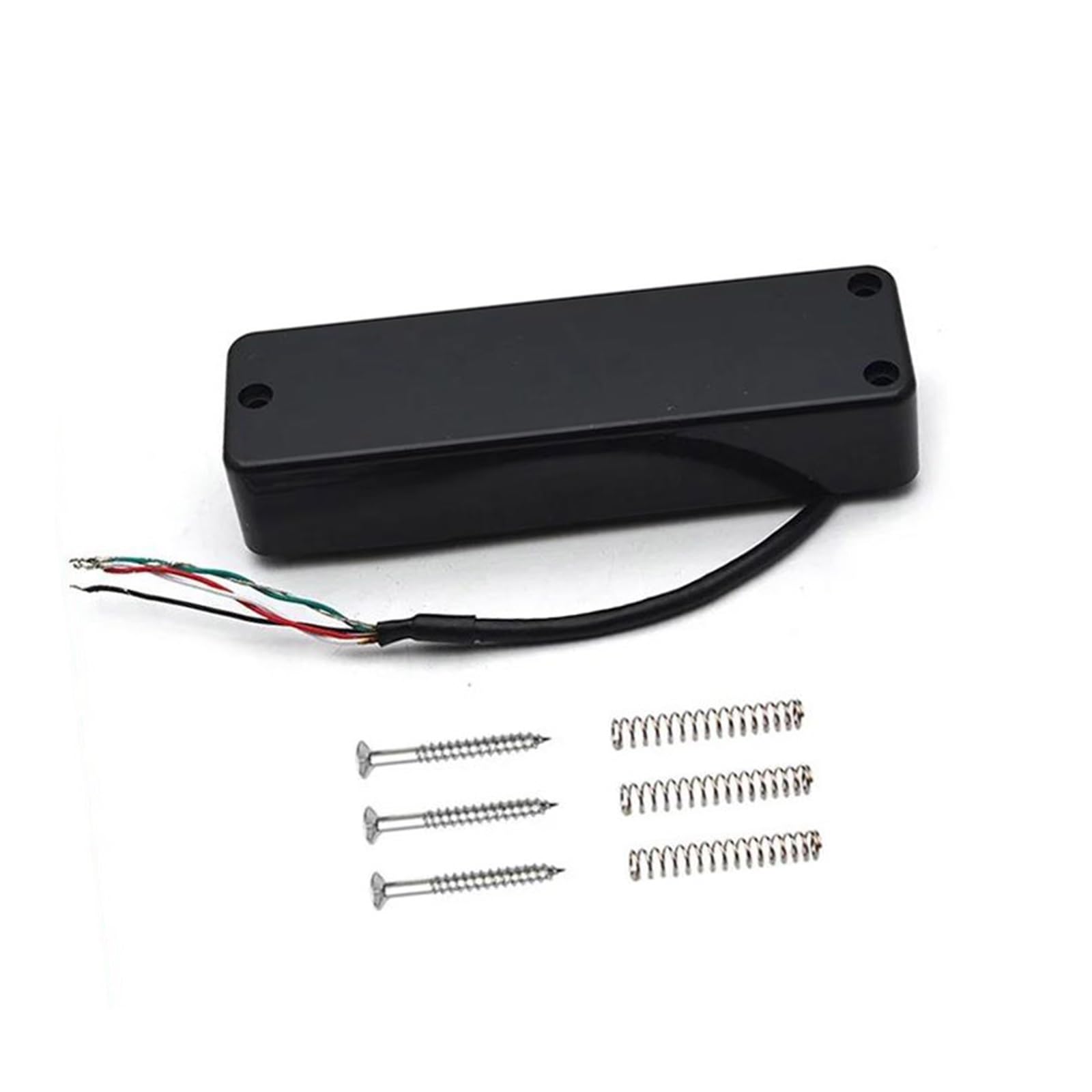 Profesjonalne przetworniki do gitary akustycznej trzy otwory basowa gitara akustyczna przetwornik 5 strun Humbucker 108,5 * 32 mm ceramiczny magnes mocujący