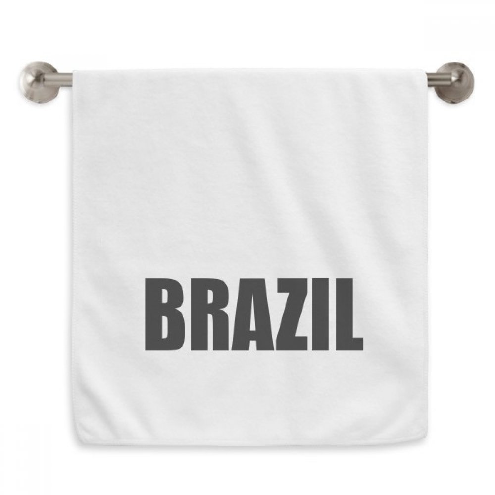 Serviettes moelleuses Brésil blanches 13X29 pouces motif diadème de qualité