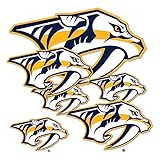 Desert Cactus Nashville Predators Team NHL National Hockey League Sticker Vinyl Decal Laptop Water Bottle Car Scrapbook (Type 3 - Main Logo)