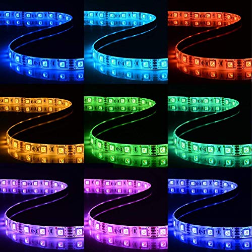 Quntis® Impermeabile LED Band 5 m RGB 5050 SMD ad