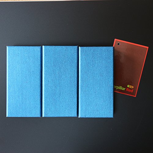 Preisvergleich Produktbild 3 x blau Magnetische Präsentations-Geschenkschachtel für USB-Stick - Geschenkschachtel mit magnetischer Klappe. Enthält Schaum, zum Gebrauch für Flashlaufwerke, Hochzeits-USB-Box, Fotografie, Gabe