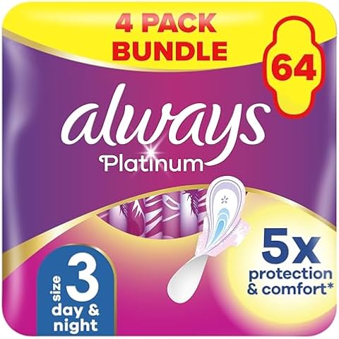 Always Platinum Day & Night Pads with Wings Cover