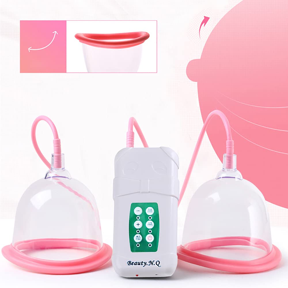 Elektrische Brustvergrößerungspumpe Boobs Enlarger Enhancer Devices Brustvergrößerung für Frauen-Vakuum-Schröpfkörper-Brustmassage (CD Cup)