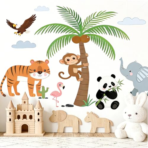 Vinilos decorativos animales para pared infantil miniatura 1