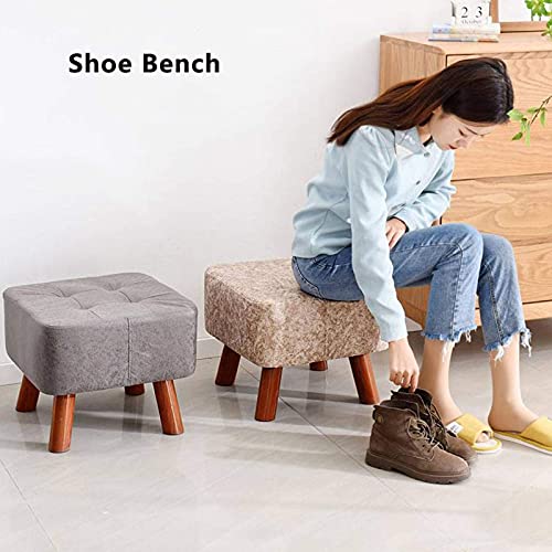 Pouf vintage siege rembourré 150kg pour optimiser les petits salons - 6