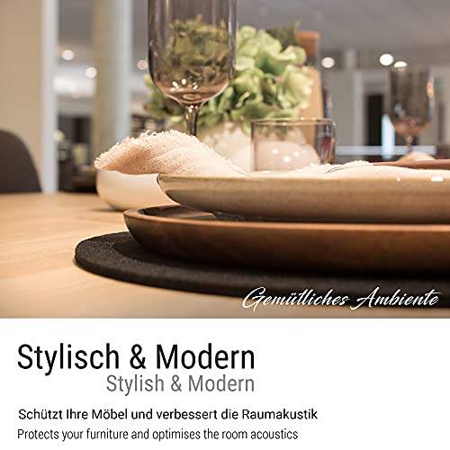 Tovaglietta 4 Dita in Tinta Unita Nero