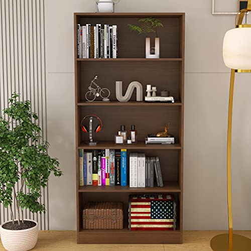 LZ-DONGMAN 5 Shelf Wood Bookcase LZ-03-5T の商品画像 2