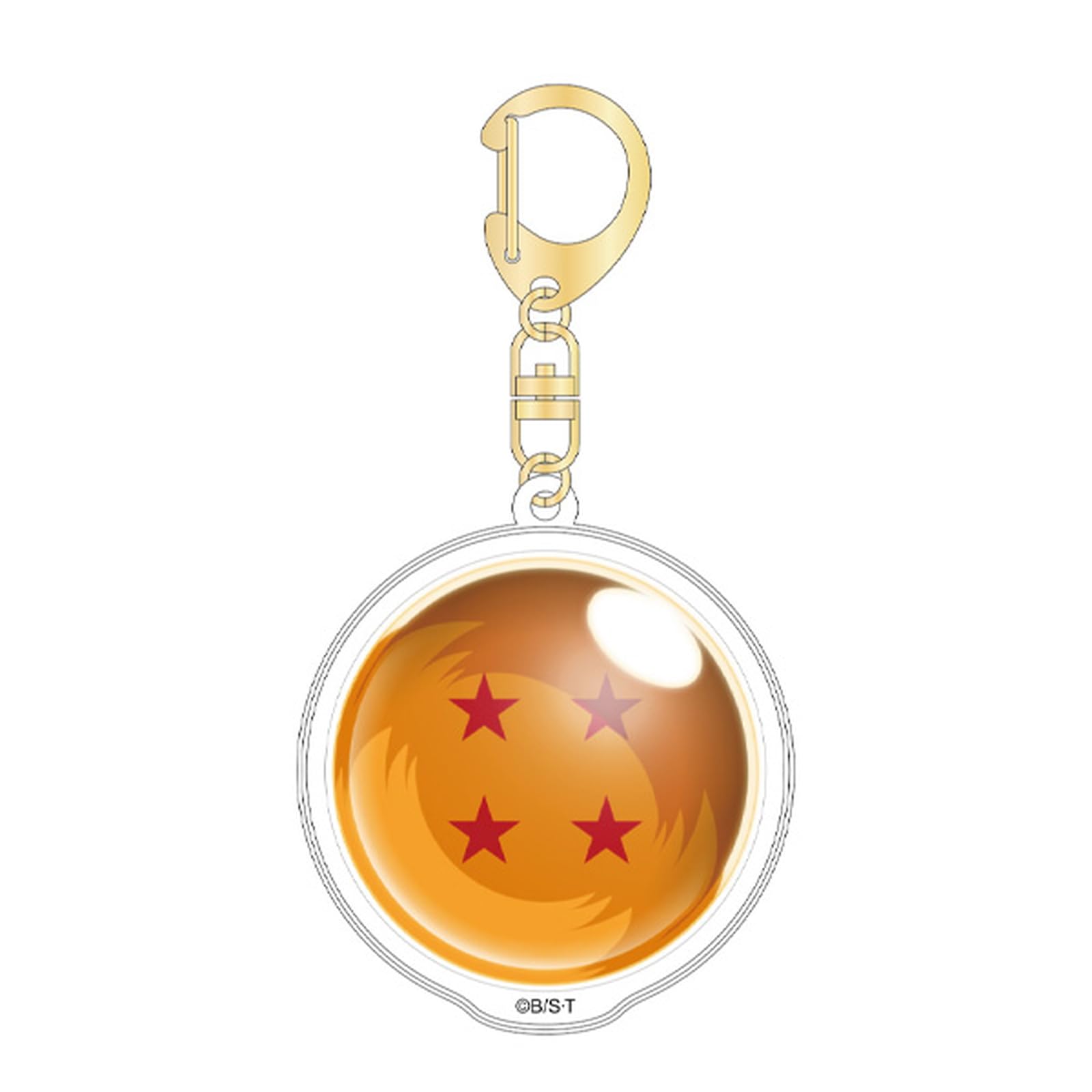 K Company Dragon Ball Daima Plump Key Chain Four-Star DBD-PU-4S H6 x W5.3 x  D 0.8 cm