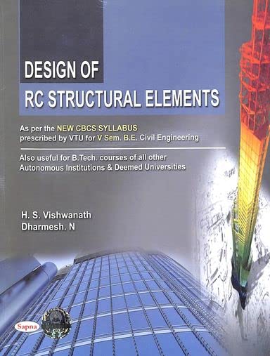 Design Of Rc Structural Elements For 5 Sem Be Civil Engineering : Vtu