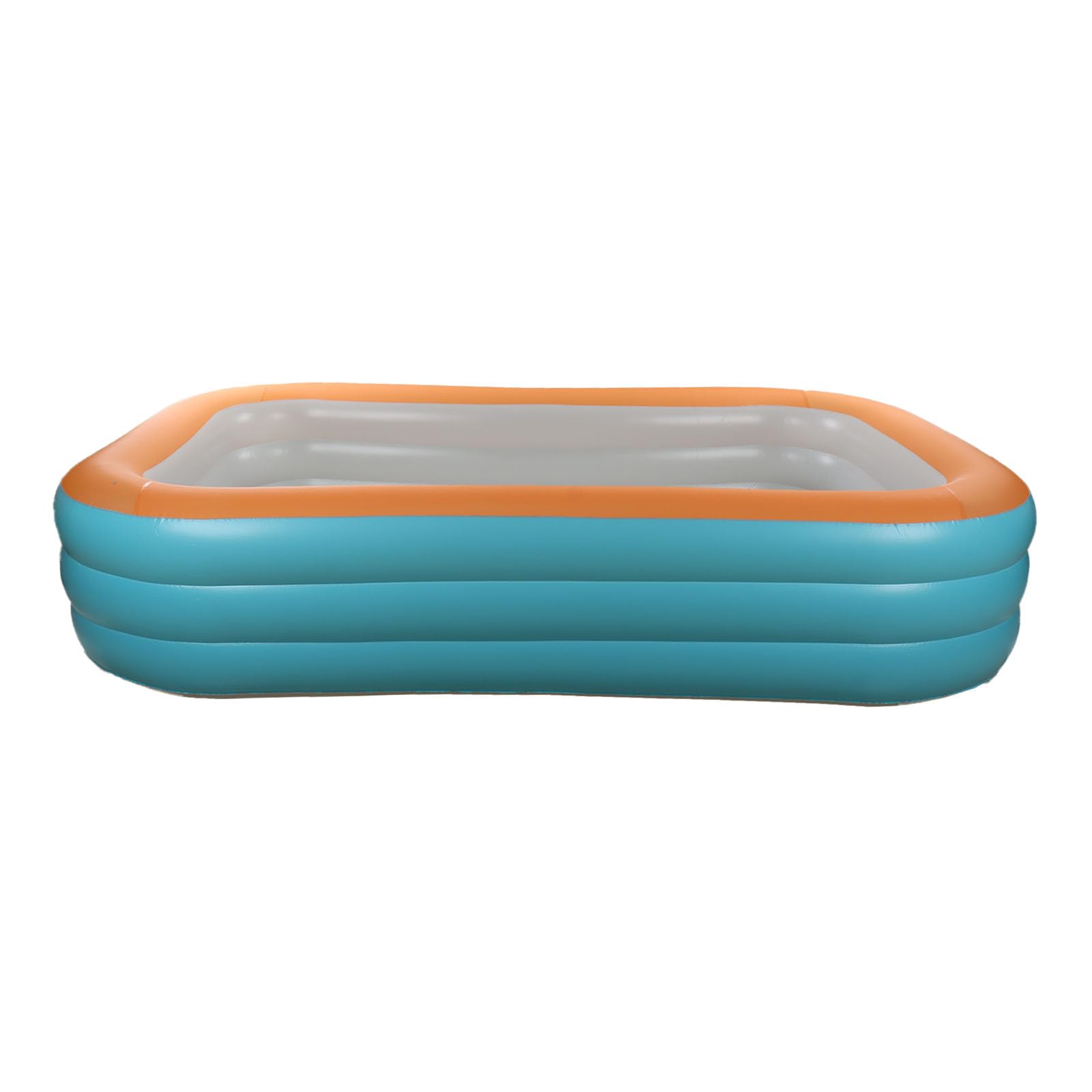 aqxreight 3 Layer Reinforced Inflatable Swimming Pool 2.6m/8.5ft Foldable Kids & Adults Backyard Pool for Fun PVC Portable Design (2.6m/8.5ft)