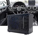 TOTMOX Enfriador de aire acondicionado de refrigeración por agua de 12 V - Ventilador de aire acondicionado portátil para automóvil Ventilador de enfriamiento de aire acondicionado para automóvil