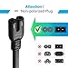 Chanzon 6ft PS5 Original Cord I-Sheng PS4 PS3 Xbox One S & X Power Cord Hp Officejet Envy Canon Printer Series X/S Consoles 2 Prong 1-15P IEC320 C7 Plug 7A 125V Universal Figure 8 Cable (UL Listed)
