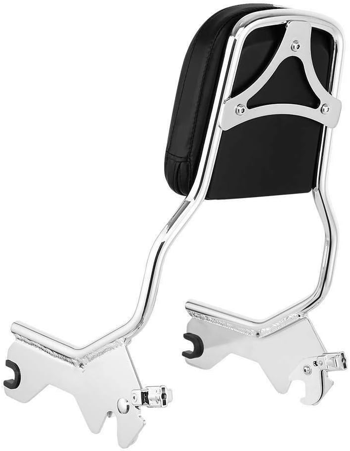 TCMT Standard Sissy Bar Upright Backrest With Docking Hardware Kit Fit For Harley Heritage Classic FLHC Street Bob FXBB 2018-2025 Softail Standard 2022-2024 Softail Slim FLSL Deluxe FLDE 2018-2021
