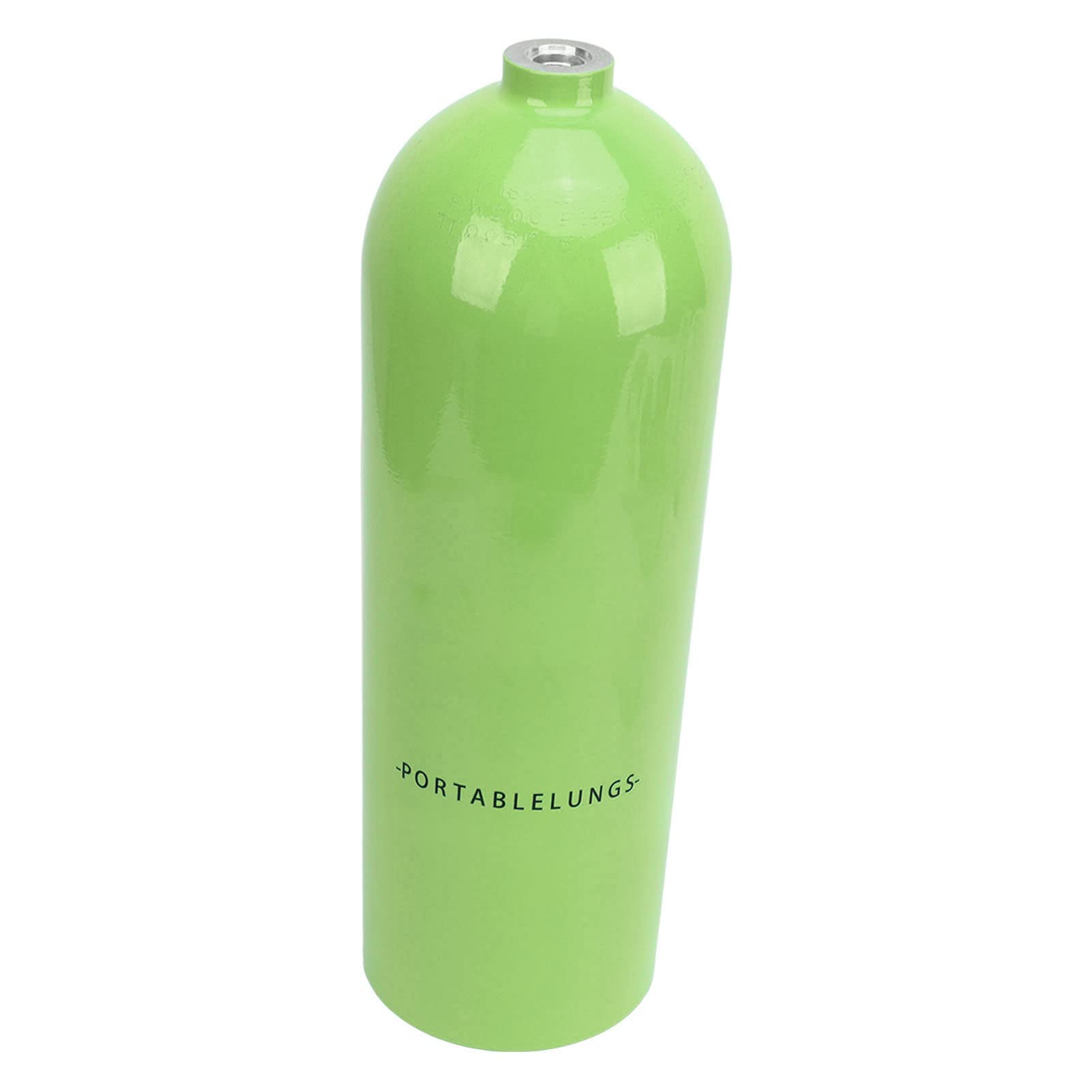 Diving Respirator, 4L Oxygen 200BAR Snorkeling Equipment Kit 360° Rotatable Joint 40-60 Minutes with Sealing Rings for Underwater Activities (Green)