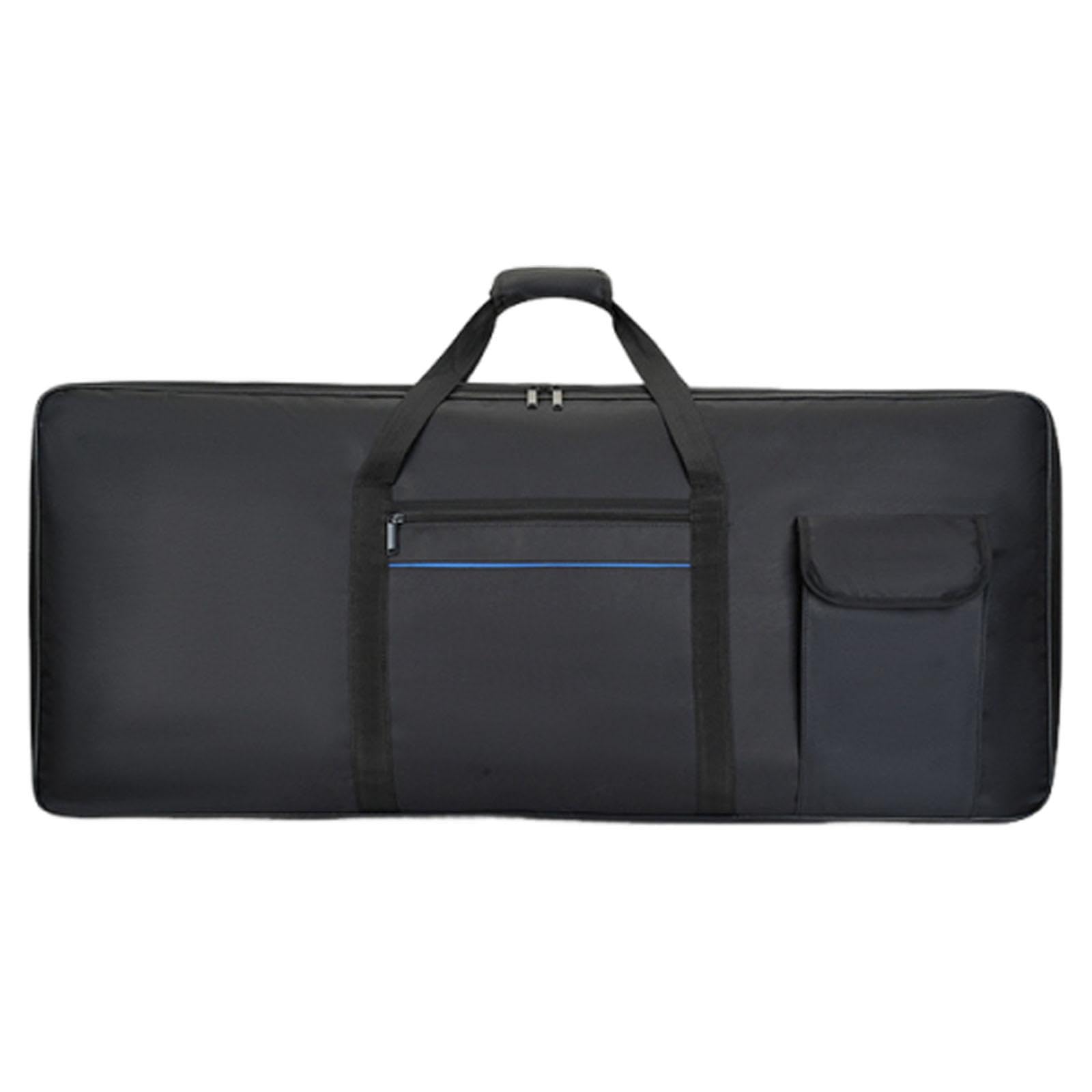 Baoblaze Bolsa para Teclado Electrónico Portátil con Costura Reforzada Funda Gruesa Antichoque Tejido Impermeable Y Asa de Transporte Adecuada para Jóvenes en, Medio