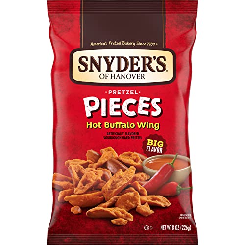 Image of Snyder's of Hanover Pretzel Pieces, Hot Buffalo Wing, 8 Oz (Pack of 6)
