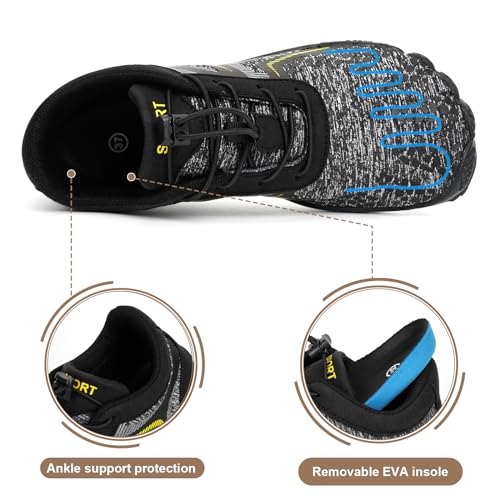 Hike Barefoot Water Shoes Womens Mens Footwear, Pro Hiking Boot Quick Dry Barefoot Beach Walking Women Men Travel Swim Shoes, Wide Toe Box Non-Slip Breathable Zero Drop Shoes4