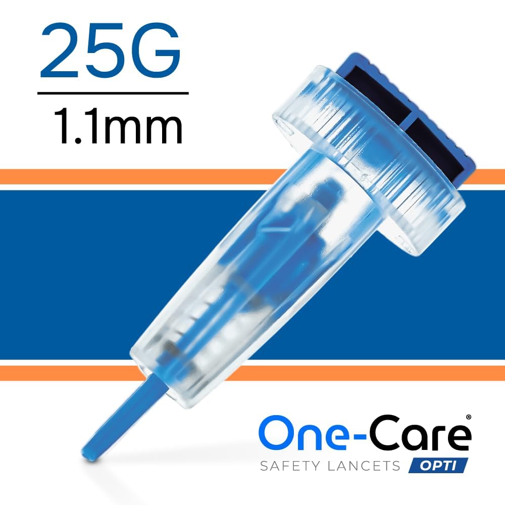 ONE-CARE Opti Lancets - Push Button Safety -2