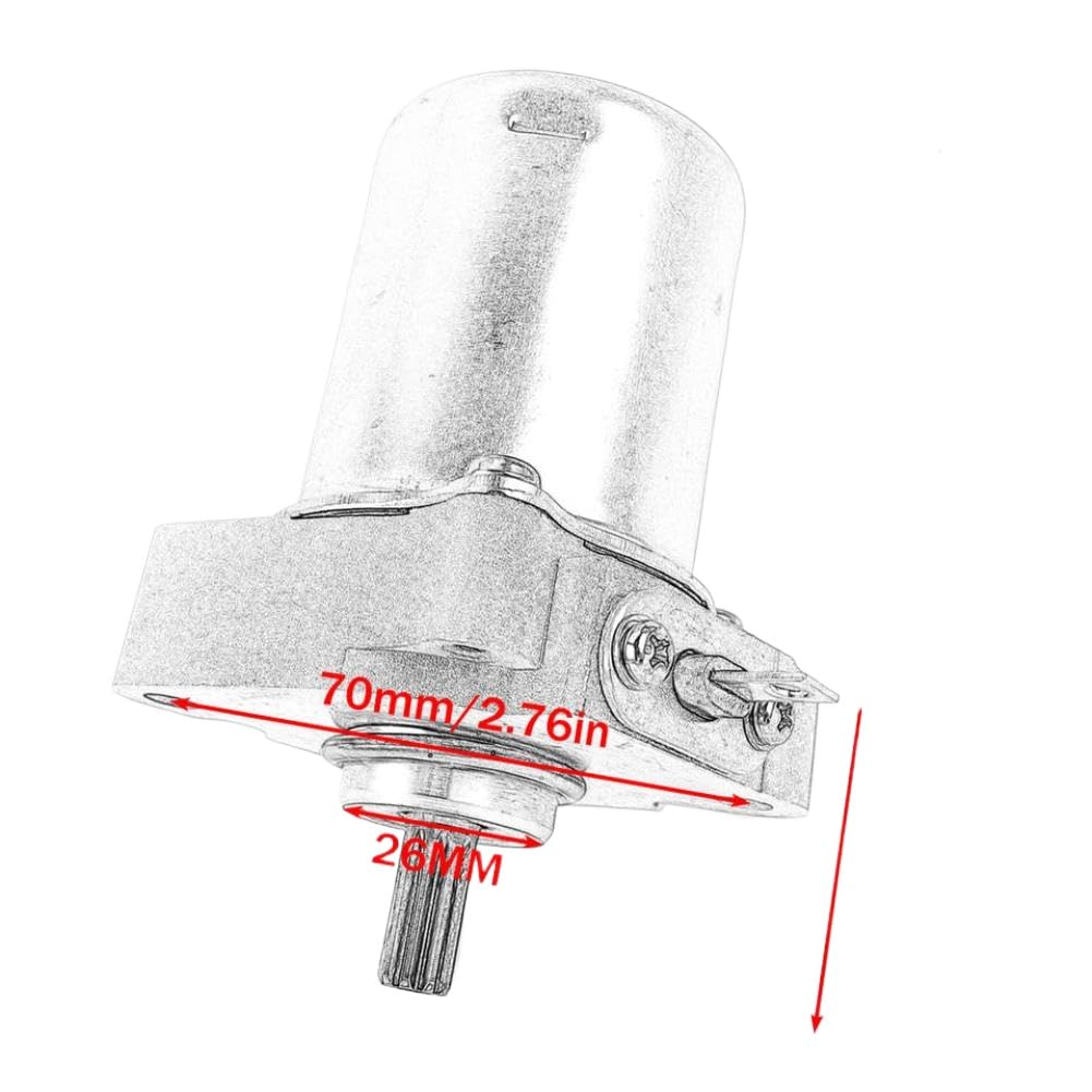 Motorino di avviamento 31100-41D00 compatibile con AG100 V100 AH100 100 UG110 110 AG AH 100 UG 110