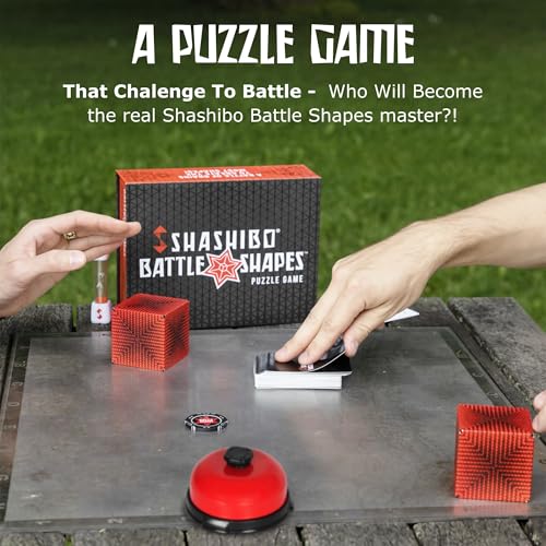 Image of Shashibo Battle Shapes Magnetizing Puzzle Game - Play Solo or with a Friend - Challenging Shape Shifting Box Game for Adults & Kids Ages 8+ with Puzzling Twists and Turns by Fun in Motion Toys