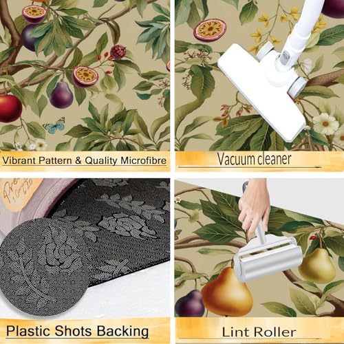Tapis de cuisine devant évier lavable vert lot de 2 - 6