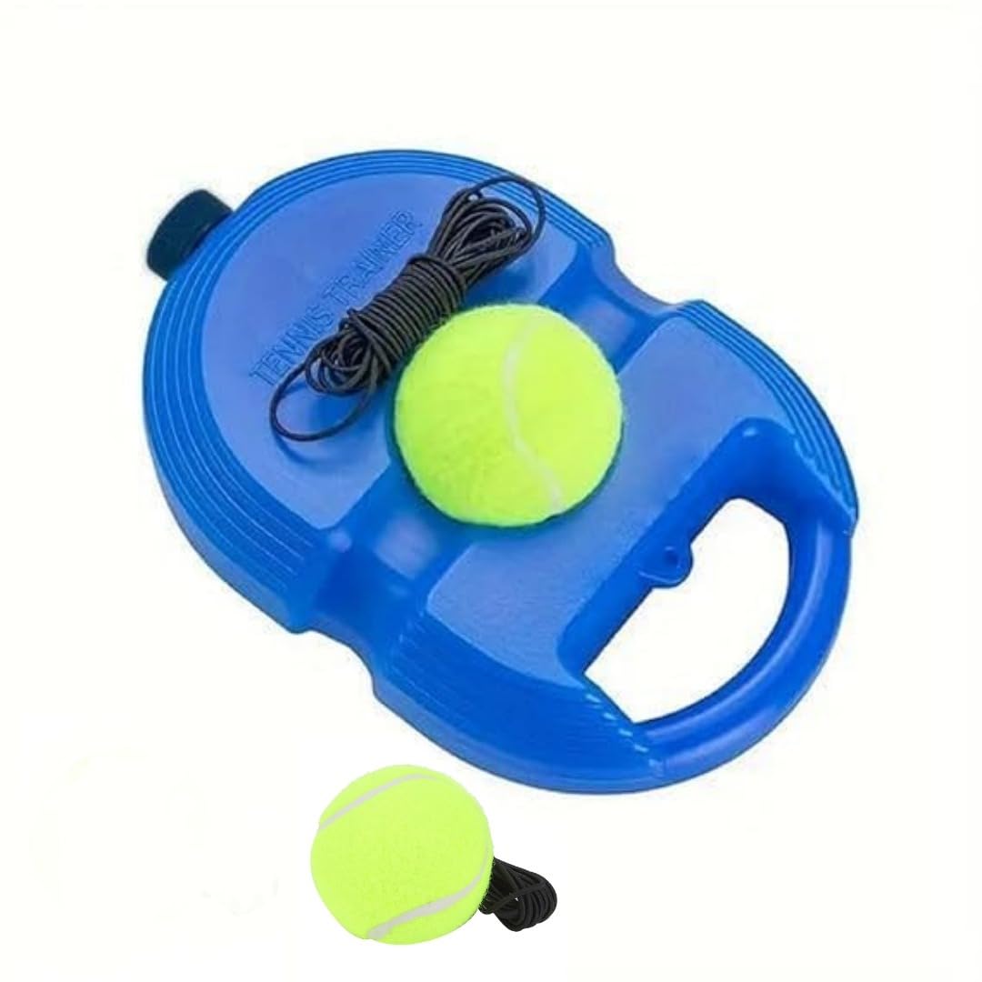 Tennis Trainer Rebound Ball,Solo Tennis Training Equipment for Self-Pracitce,Portable Tool,Tennis Rebounder Kit,Including (No Racket Included) (Portable) (solo tennis with extra 1 ball) (B0D94ML3WF) Amazon Price History, Amazon Price Tracker