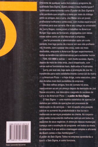 Quem Comeu o Meu Hambúrguer? o Poder dos Seis Sigmas