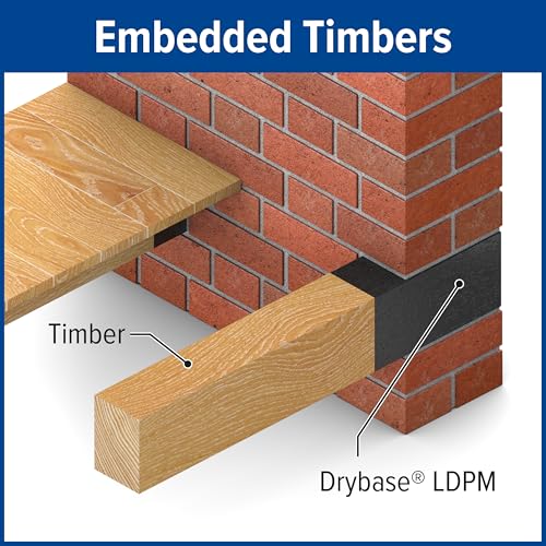 Miniatura 8 de Drybase Membrana Líquida Impermeable Antihumedad 1l - Color Negro