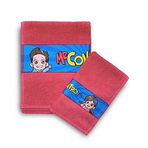 Nada Home Set Asciugamani Bagno 1+1 Me Contro Te Luì