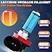 LECCIBUB Headlight Bulbs Compatible With Volvo S40 2005-2007,9005 High Beam + H11 Low Beam Halogen Light Bulb Combo,Super Bright 6000K White,Plug and Play,Pack of 2