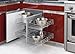 Rev-A-Shelf 5PSP-18 Chrome Base Cabinet Organizers