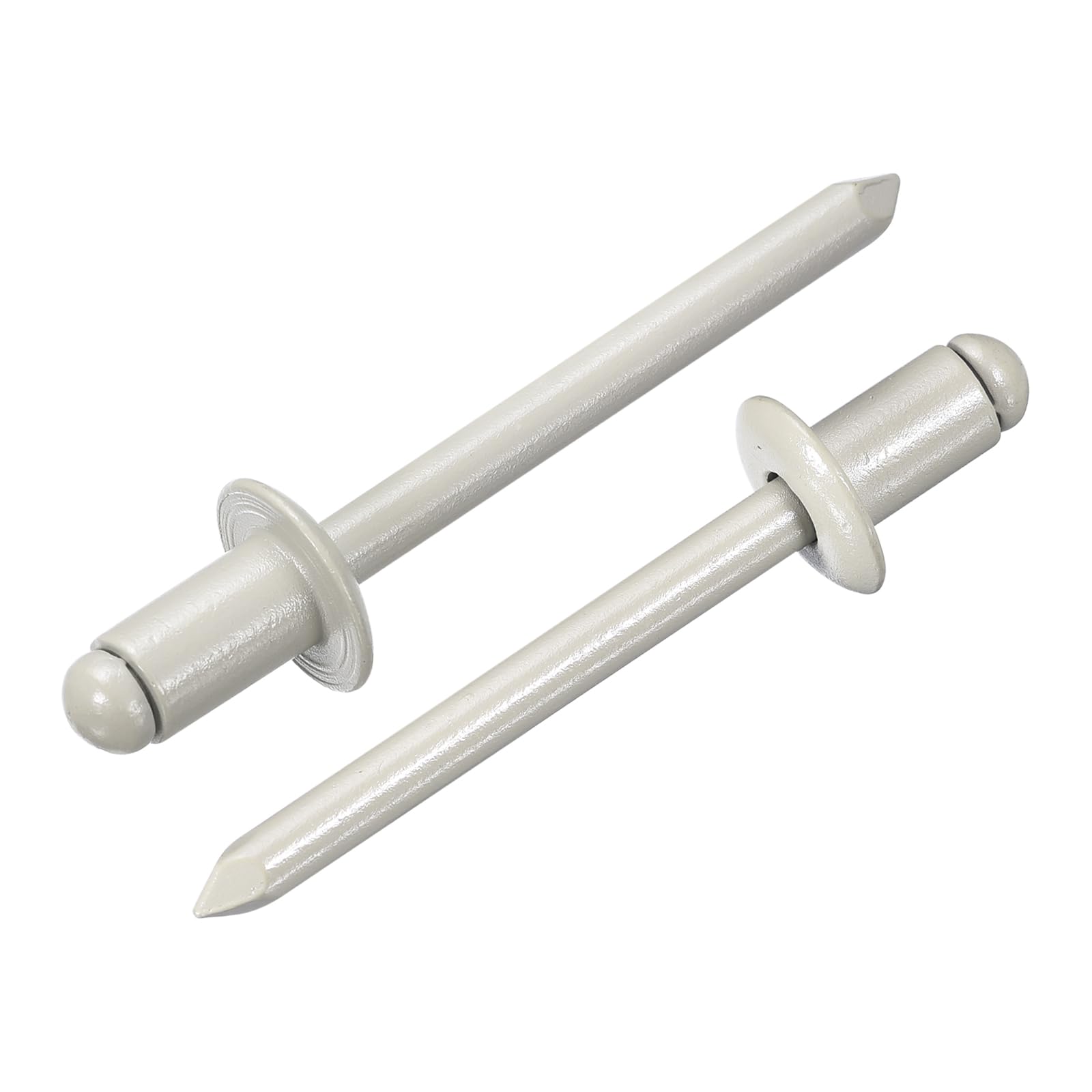 Rivets aveugles 0,6 cm x 0,95 cm tête ronde en acier zingué gris uxcell Lot de 100