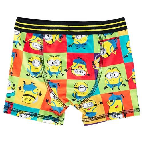 Despicable Me boys Minions Amazon Exclusive 7-pack Athletic Boxer Briefs in Sizes 2/3t, 4t, 4, 6 and 83