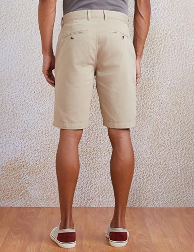 Image of Amazon Brand - Symbol Men's Cotton Cargo Regular Fit Shorts | Casual Chinos