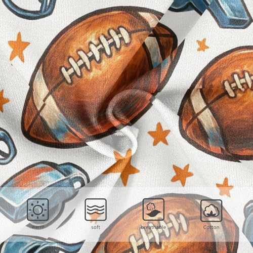 Joisal Flower Toddler Girls Underwear 2t Cotton Panties Little Girl Vintage American Footballs White Briefs Girls Undies3