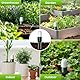 Xtsuen Feuchtigkeitsmessgerät Pflanzen,Bodenmessgerät,Kabelloser WIFI Bodenfeuchtesensor,2 in1 Boden Feuchtigkeitsmesser Wlan,Garten Rasen Topfpflanzen Pflege